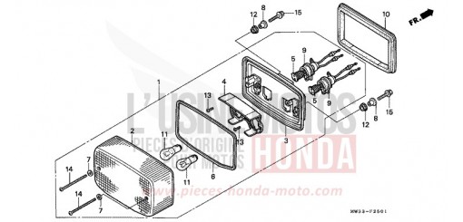 HECKLEUCHTE (CB750F2) CB750F2S de 1995